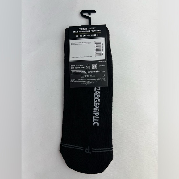 Perri’s Socks - Elvis Presley Low Cut Socks 3 Pair - Size:(MEN 7-12 WOME… - Picture 9 of 13